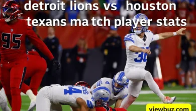 detroit lions vs houston texans match player stats