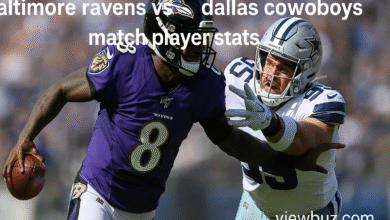 baltimore ravens vs dallas cowboys match player stats