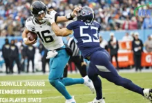 jacksonville jaguars vs tennessee titans match player stats