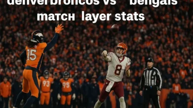 denver broncos vs bengals match player stats