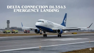 delta connection dl3543 emergency landing