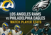 los angeles rams vs philadelphia eagles match player stats