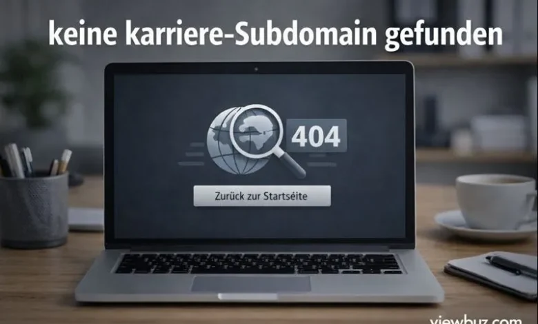 keine karriere-subdomain gefunden