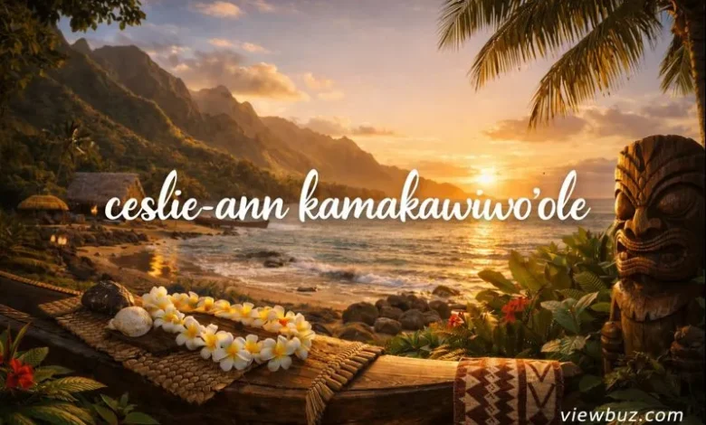 ceslie-ann kamakawiwo'ole