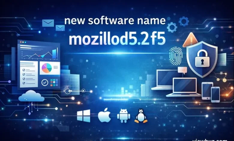 new software name mozillod5.2f5